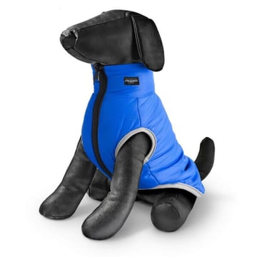 Dog coat Pufferskin blue