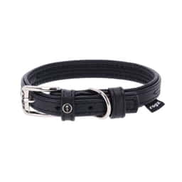 Lederhalsband schwarz