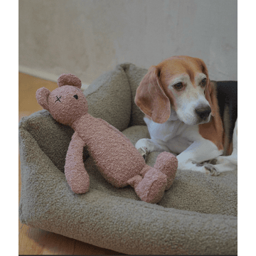Hundebett Teddy Eco Bouclé Taupe