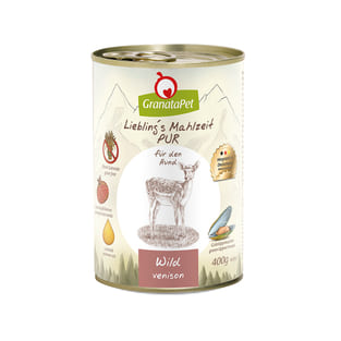 Hund - Liebling's Mahlzeit PUR Wild