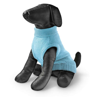 Hundepullover hellblau