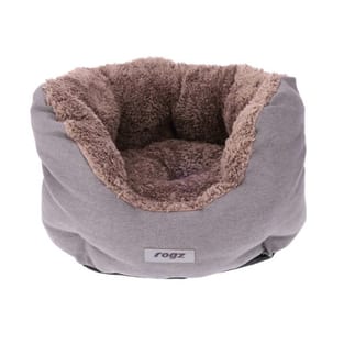 Hundebett Milo grau-braun