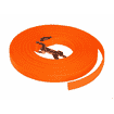 Laisse à pister en biothane, orange vif