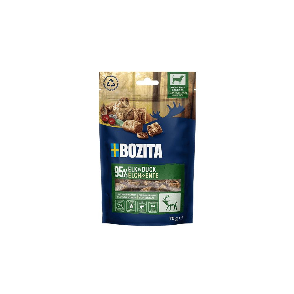 Dog Snack Meaty Bites Elch & Ente