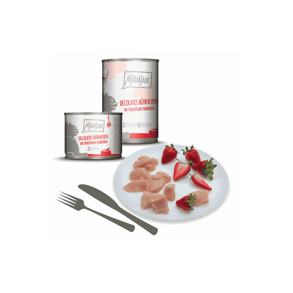 Delikates Hühnchen an fruchtigen Erdbeeren (poulet & fraises)