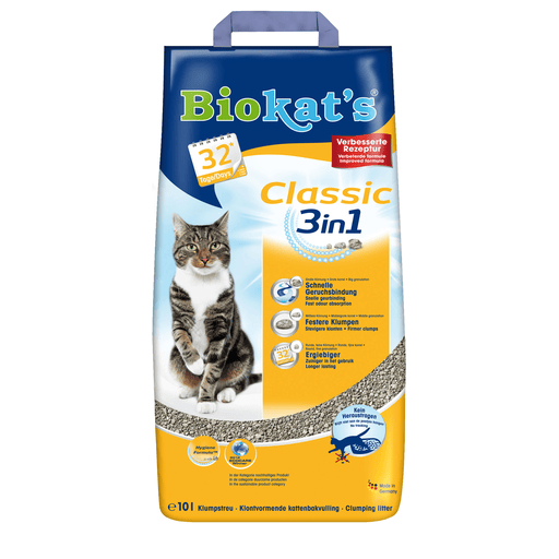Biokat’s classic, litière pour chats 3en1 10l