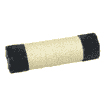 Säule Sisal mit Plüsch Ø 15 x 30 cm (M10), grau
