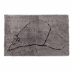 Dirty Cat Litter Mat gray