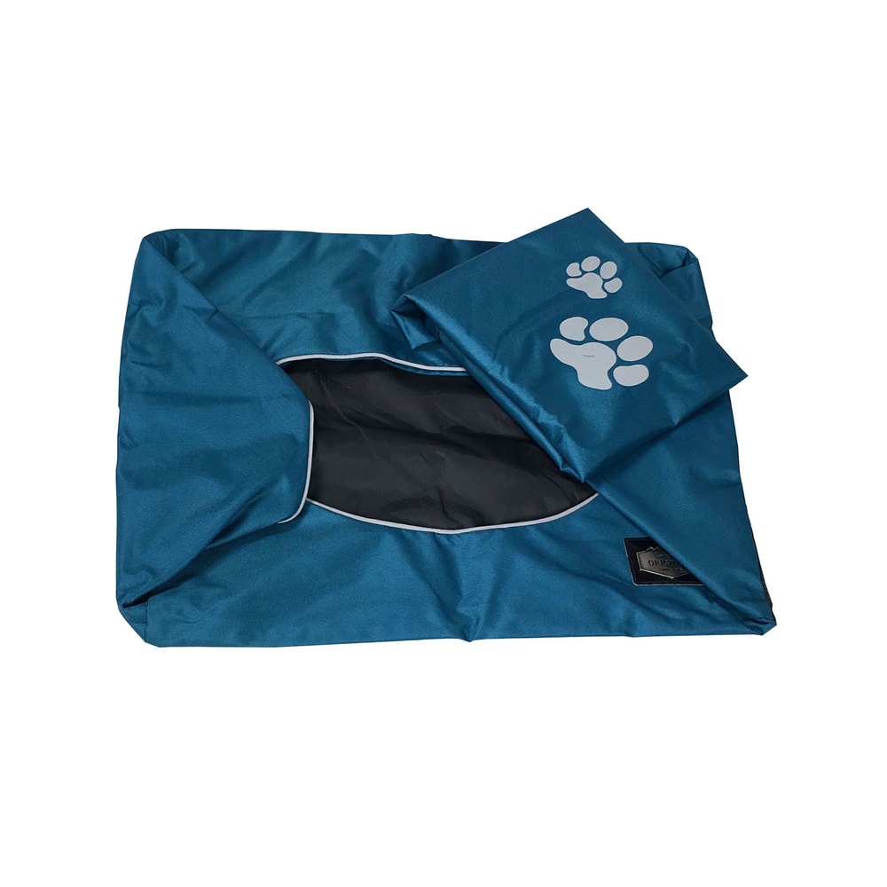 Couverture de lit pour chien et chat Nio28, pétrole