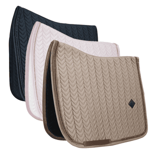 Chabraque de dressage en velours Pearls