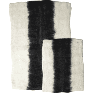 Tapis Ombré Noir/Blanc