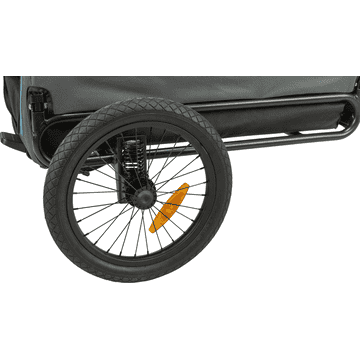 Remorque de vélo gris/bleu