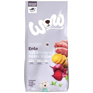 Senior Ente mit Süsskartoffeln