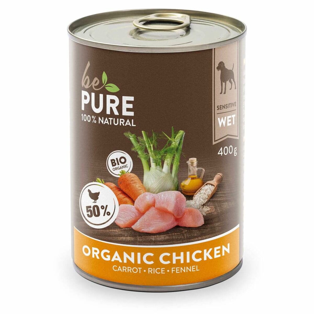 Dog Organic Chicken, vegetables &amp; rice