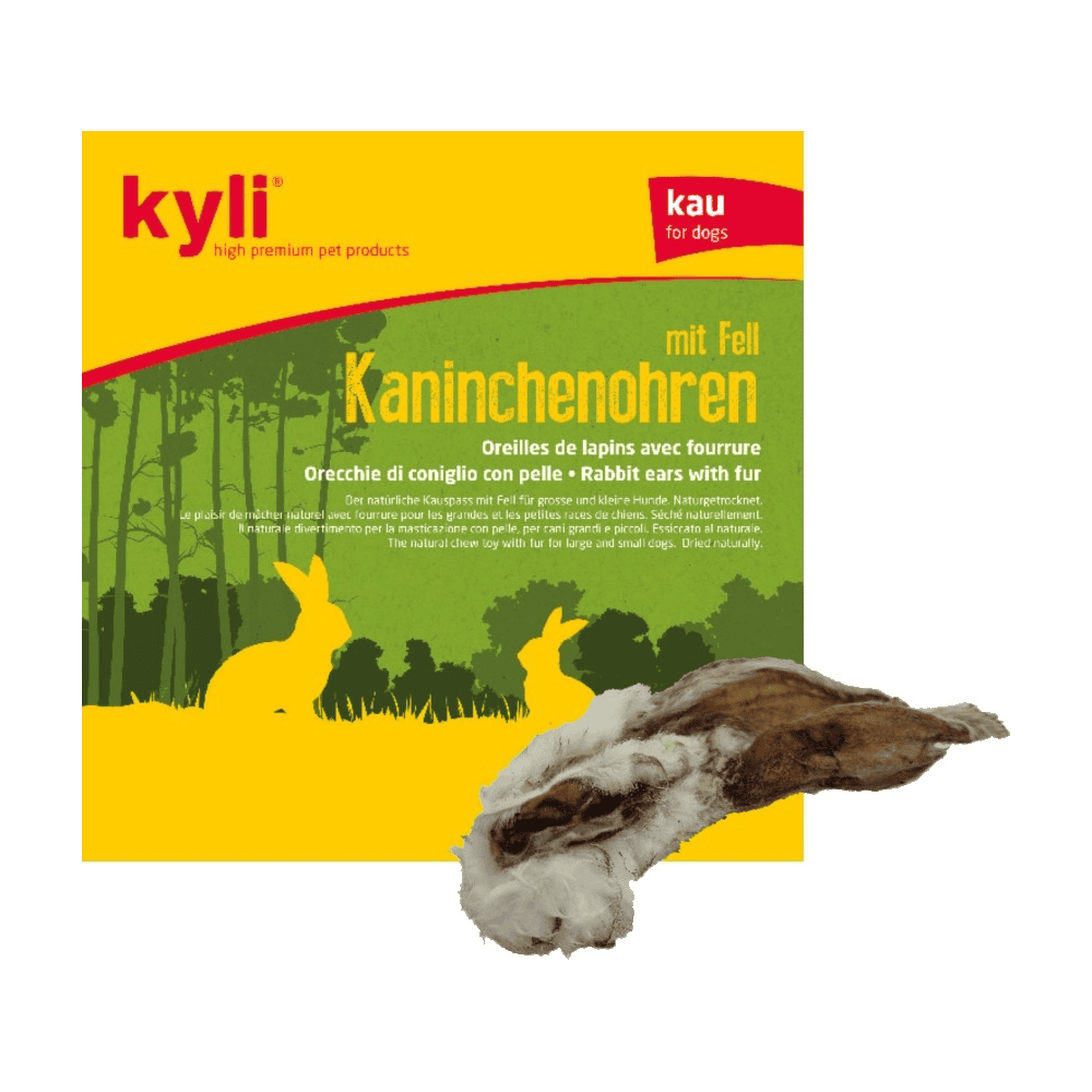 Kaninchenohren mit Fell