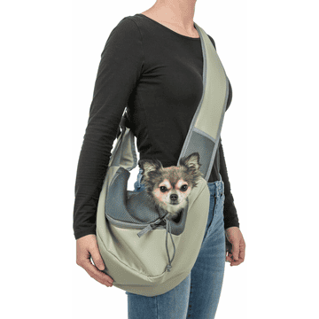 Front pocket sling light green