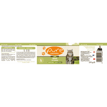 Pure Beef &amp; Lamb Cat Menu
