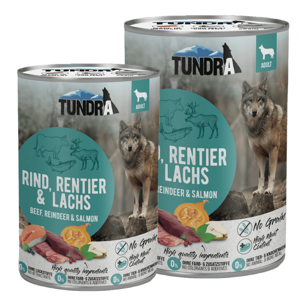 Dog Rind, Rentier & Lachs - Dose