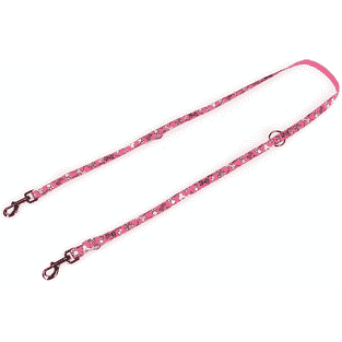 Laisse Bones & Wau, rose