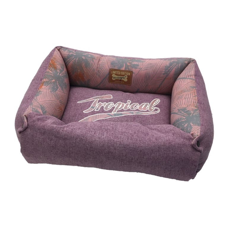 Hunde- & Katzenbett Tropical