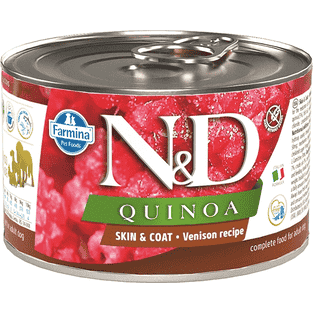 Canine Adult Quinoa Skin&Coat - Cerf, Noix de coco & Curcuma