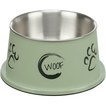 Long ear bowl, stainless steel/plastic
