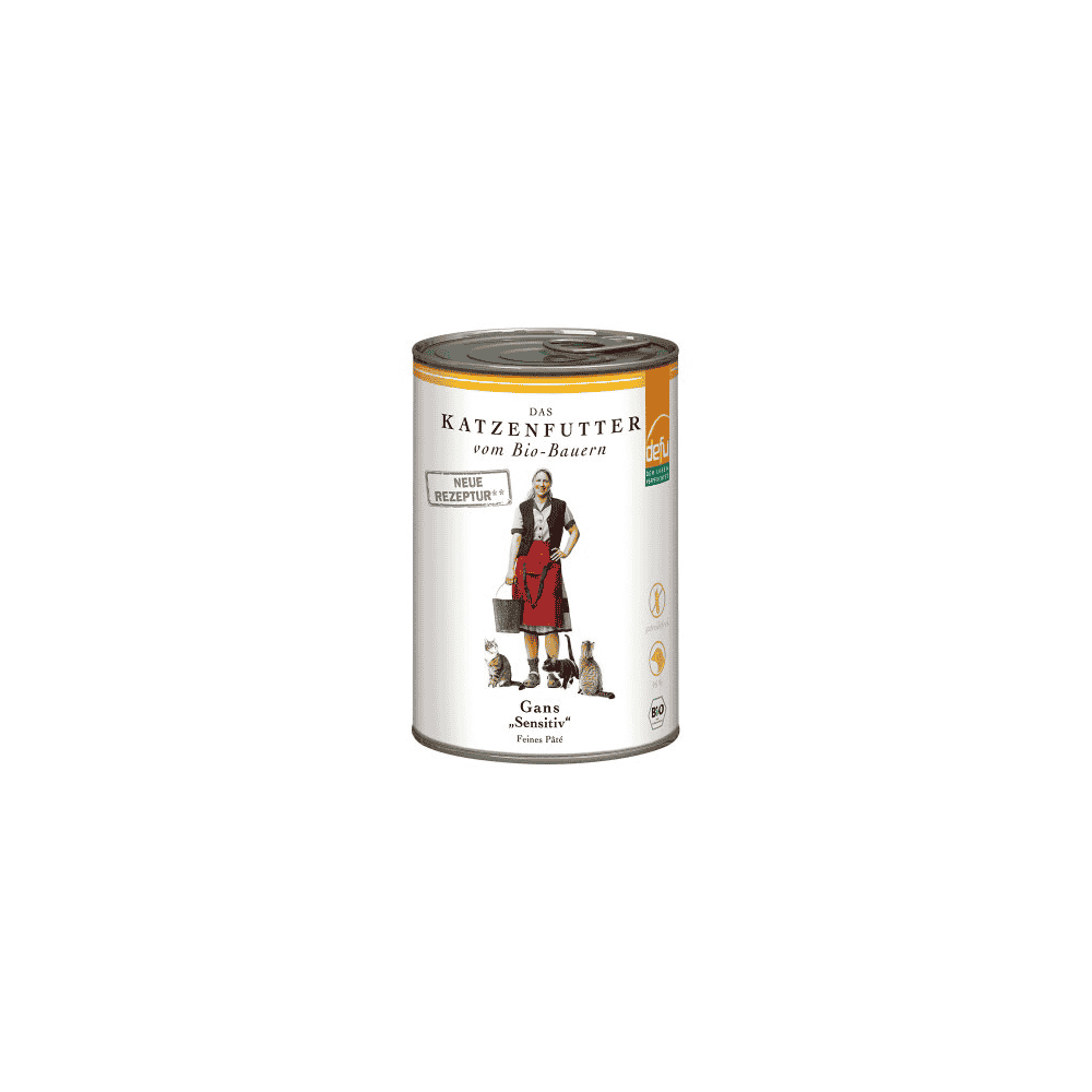 Katze Bio-Gans Sensitive Pâté - neue Rezeptur
