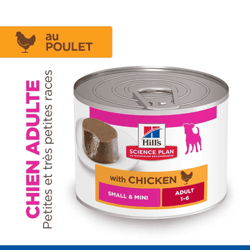 Canine Small & Mini Breed Chicken - Boîte