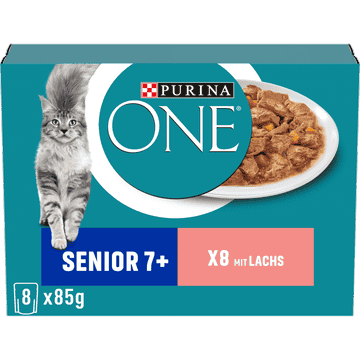 Senior with salmon and carrots - fresh pouches