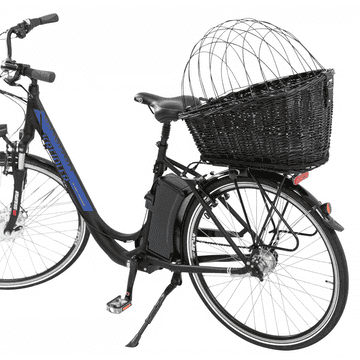 Fahrradkorb mit Gitter
