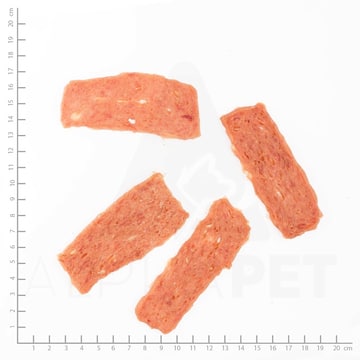 Snack rabbit meat in strips