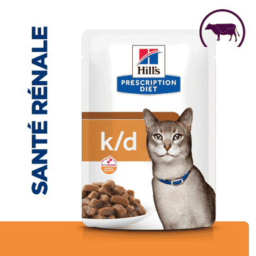 Feline k/d Kidney Care Beef - Sachet fraîcheur