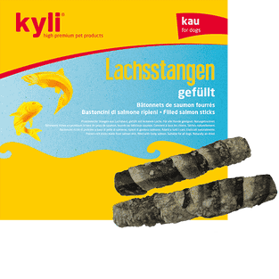 Lachsstangen gefüllt