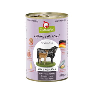 Hund - Liebling's Mahlzeit Wild &amp; Angus Rind