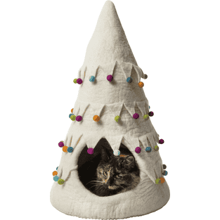 Höhle Weihnachtsbaum Weiss