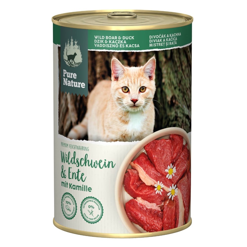 Cat Adult Wildschwein & Ente mit Kamille