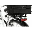 Bicycle basket for luggage carrier