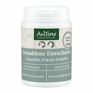 Gemahlene Eierschalen