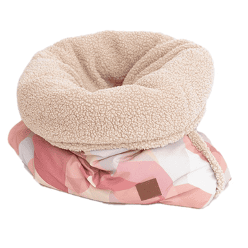 Hunde- & Katzenkörbchen Snuggle Canvas / Teddyfell