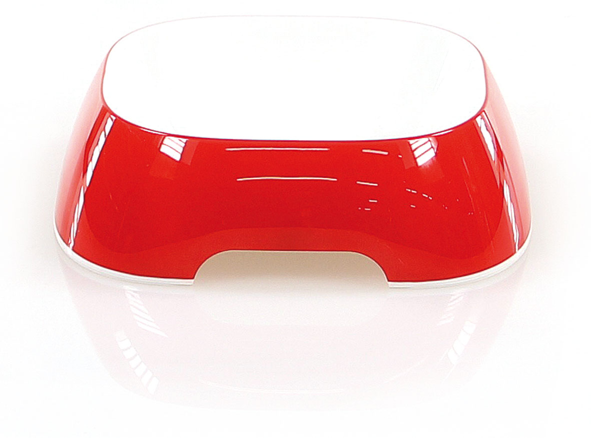 swisspet écuelles en plastique large, rouge, 1.2l
