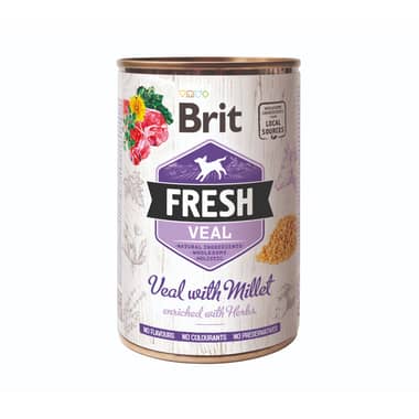 Fresh Dog - Veal with Millet
