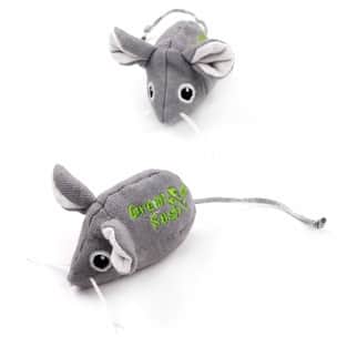 2 x pack duo Souris Green Rush avec menthe à chats