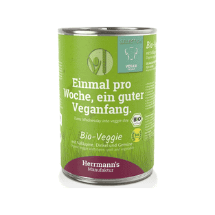 Leicht & Vegan Bio Veggie mit weisser Süsslupine, Dinkel und Gemüse
