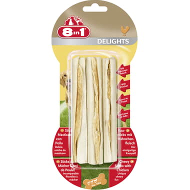 Delights Sticks à mâcher garni de Poulet