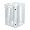 Barrière pour chiens en 4 parties, avec porte
