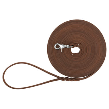 Rustic laisse à pister en cuir ciré et vielli