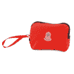 Poncho rot/schwarz