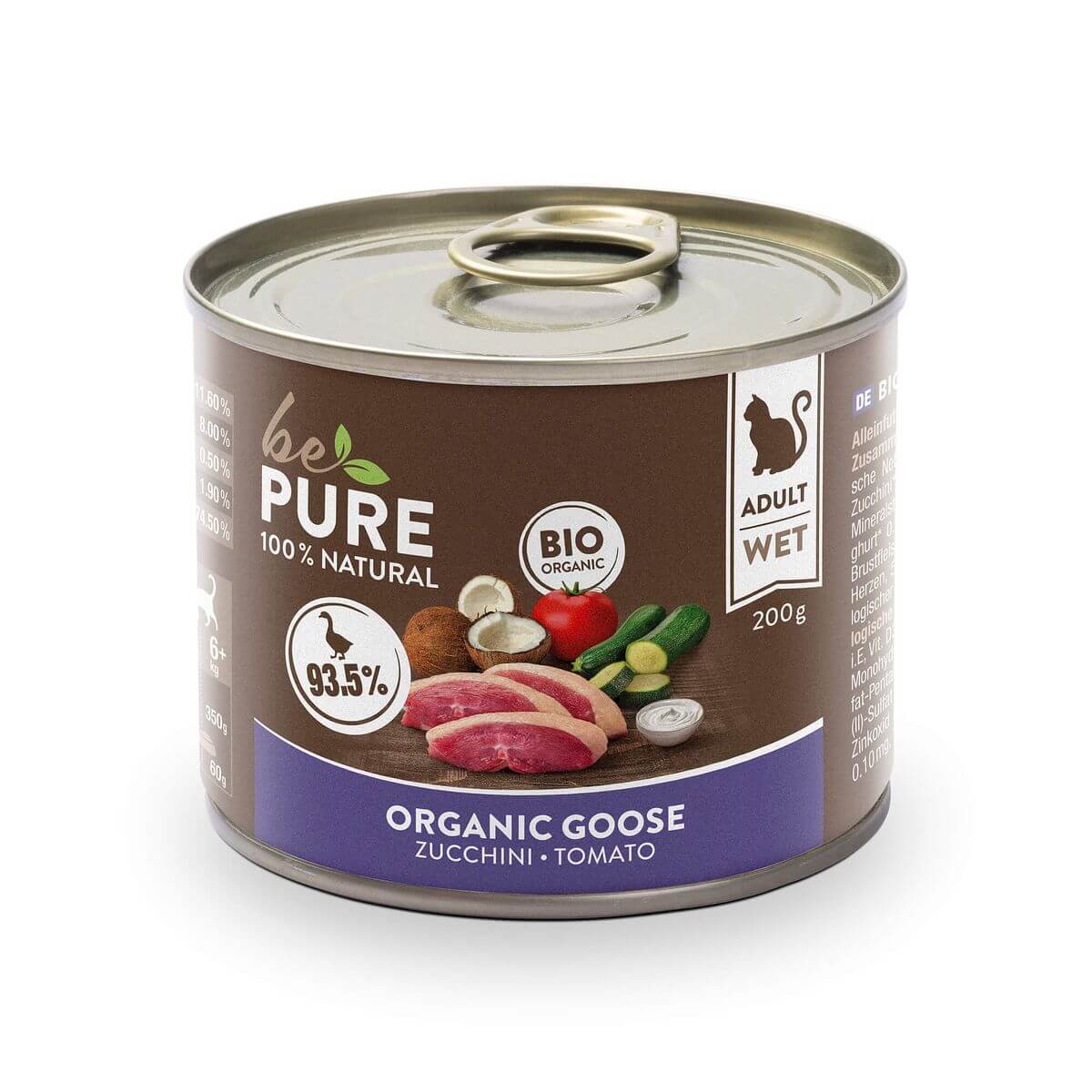 Cat Organic Goose Oie bio + légumes