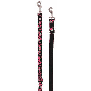 Flower leashes, pink S