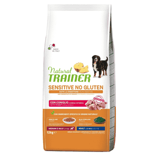 Sensitive No Gluten Medium&Maxi Adult mit Kaninchen und Vollkorngetreide